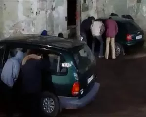 Parkplatz arbeiten a ...