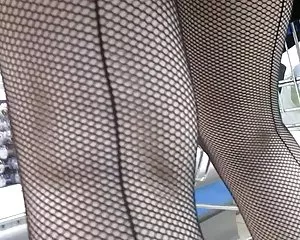 Gefalzt netzstrümpfe ...