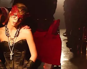 Böses mädchen in der ...